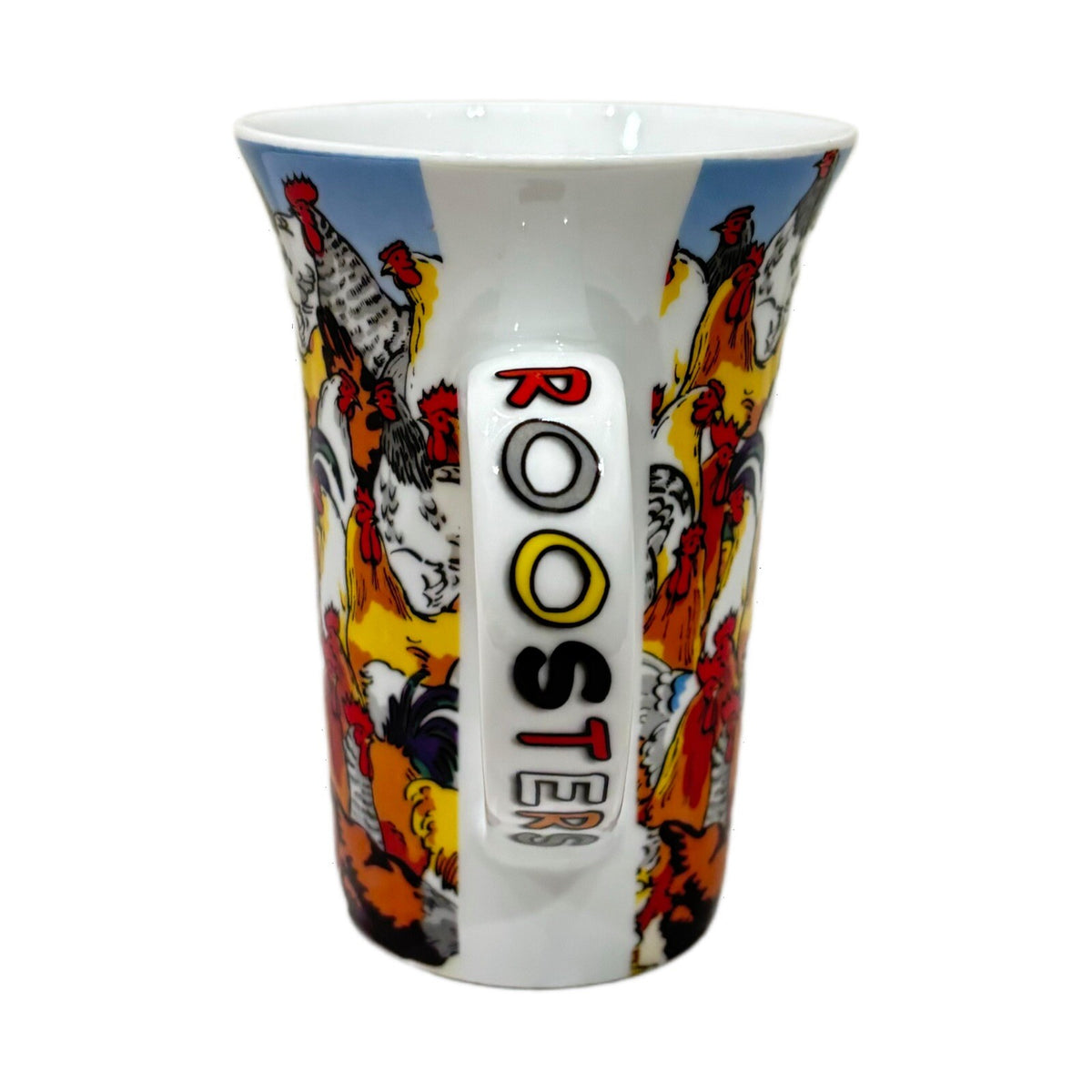 Paul Cardew ROOSTERS Mug Coffee Cup Mug Designed in England 2008