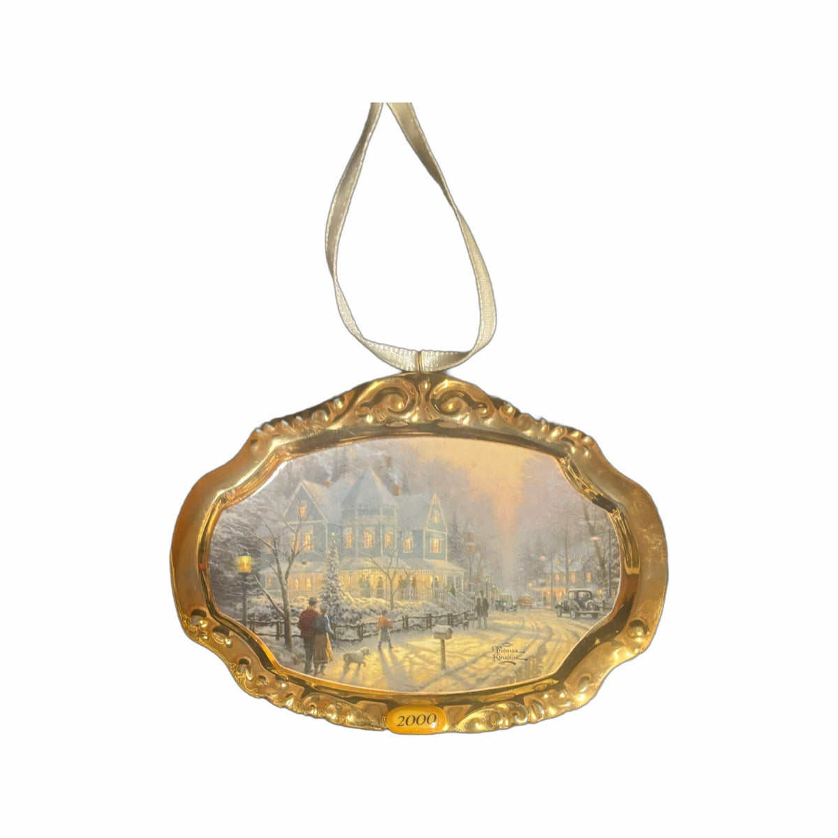 Thomas Kinkade A Holiday Gathering Hallmark Keepsake 2000 Painter of Light