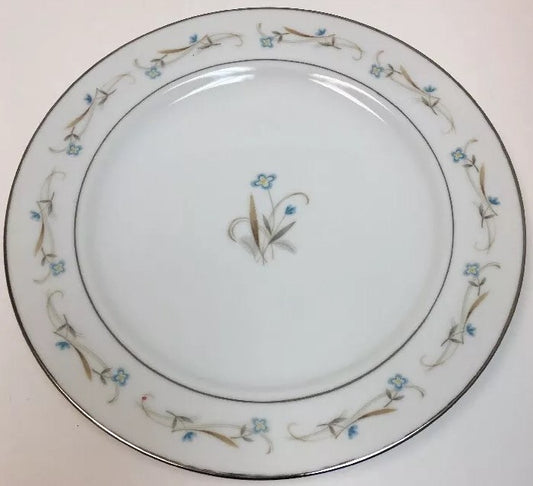 Hira ELIZABETH 4 Dinner Plates Fine China Japan White Floral Dinnerware 10 1/8"D