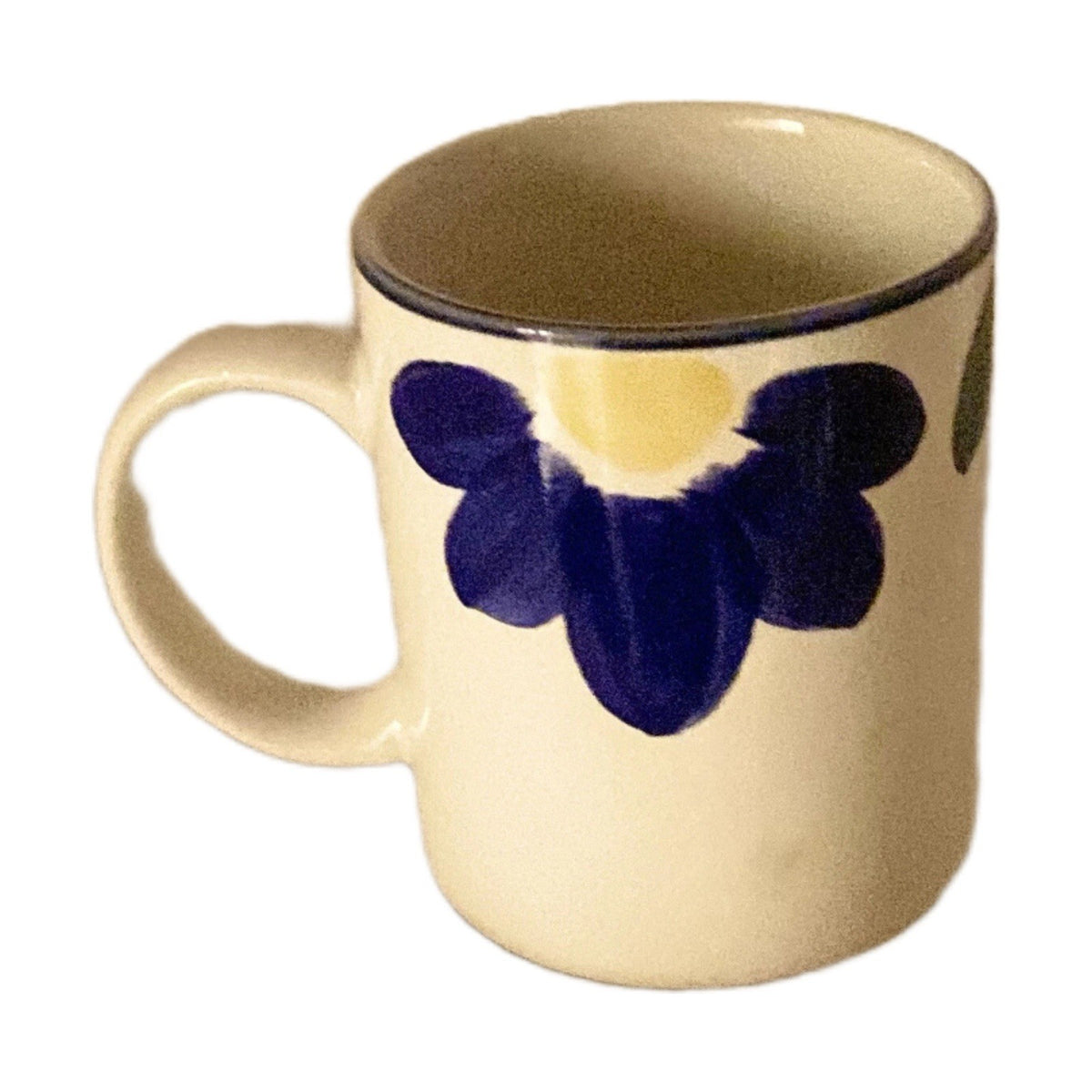 Set of 3 International Tableworks Blue Napoli Mug Stoneware Coffee Cups 153