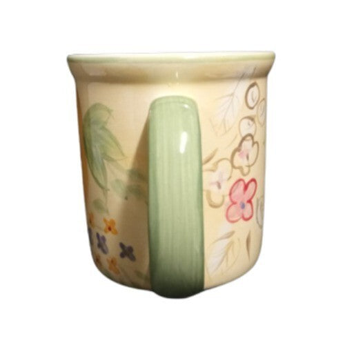 Gibson Designs FRUIT GROVE 3-Mugs Apples Pears 12 Oz Fruit & Flowers Coffee Cup