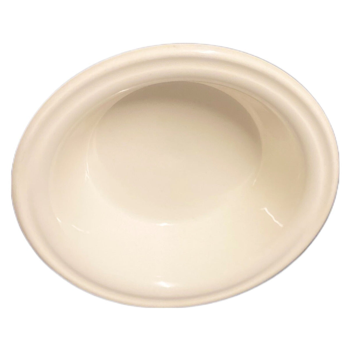Vintage LAUFFER 2-Bowls USA Stoneware Cereal Soup Cup Cream