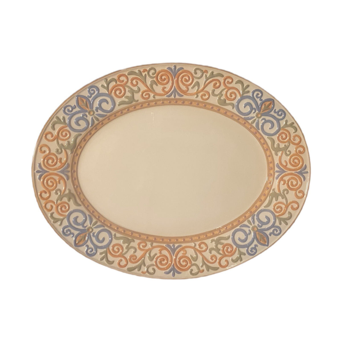 Chris Madden KIRAH Oval Serving Platter JCPenney HOME Stoneware