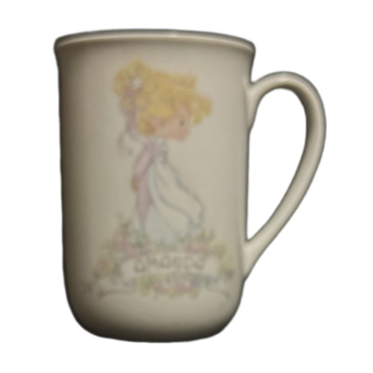 Precious Moments Amanda Mug 1990 Enesco Porcelain Coffee Cup Personalized Name