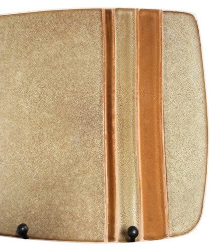 Gibson Elite 3-Salad Plates REGENT CLASSIC TAUPE  7 ¼” Brown & Tan Stripes