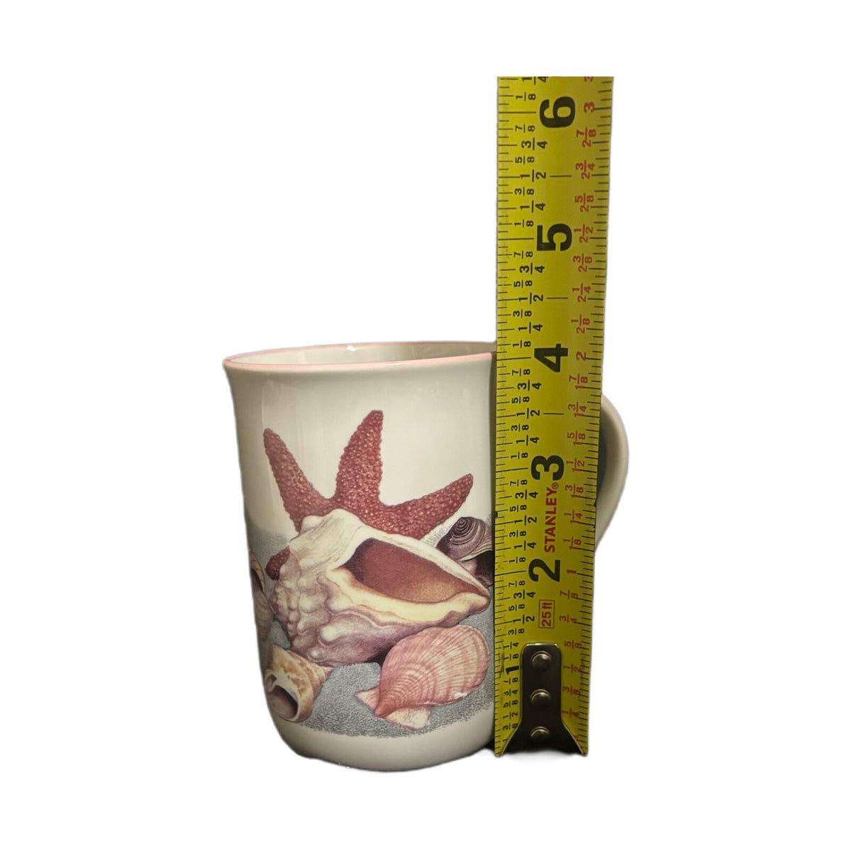 Potpourri Press SEASHELLS Mug Coastal Ocean Ceramic Coffee Tea Cup 1992
