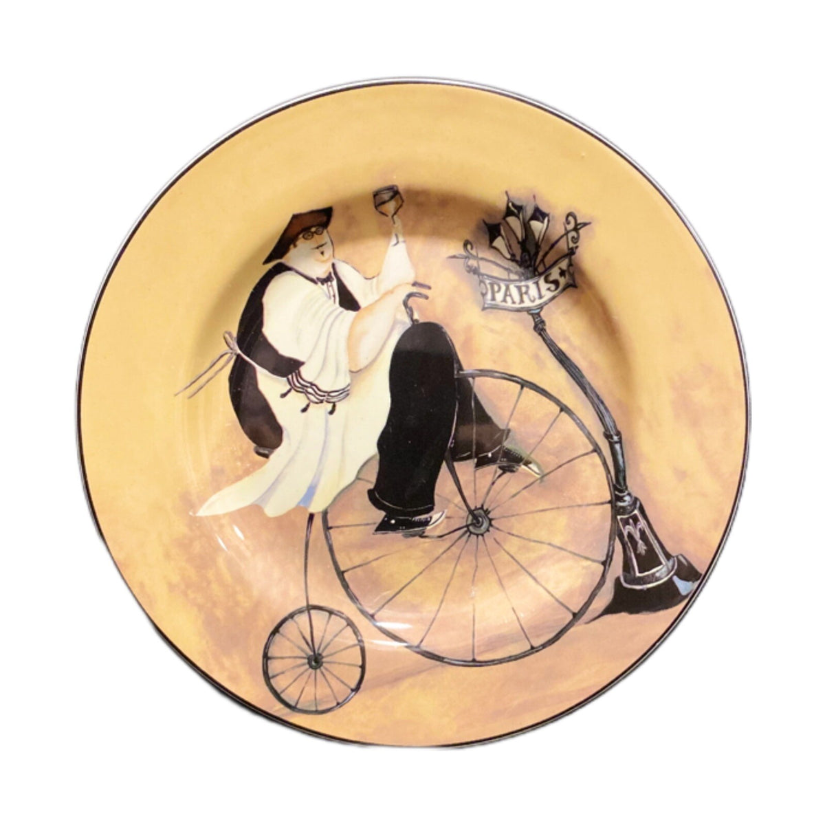 Sakura CHEFS TO GO 4 Salad Plates JENNIFER GARAND Stoneware Dessert Dinnerware