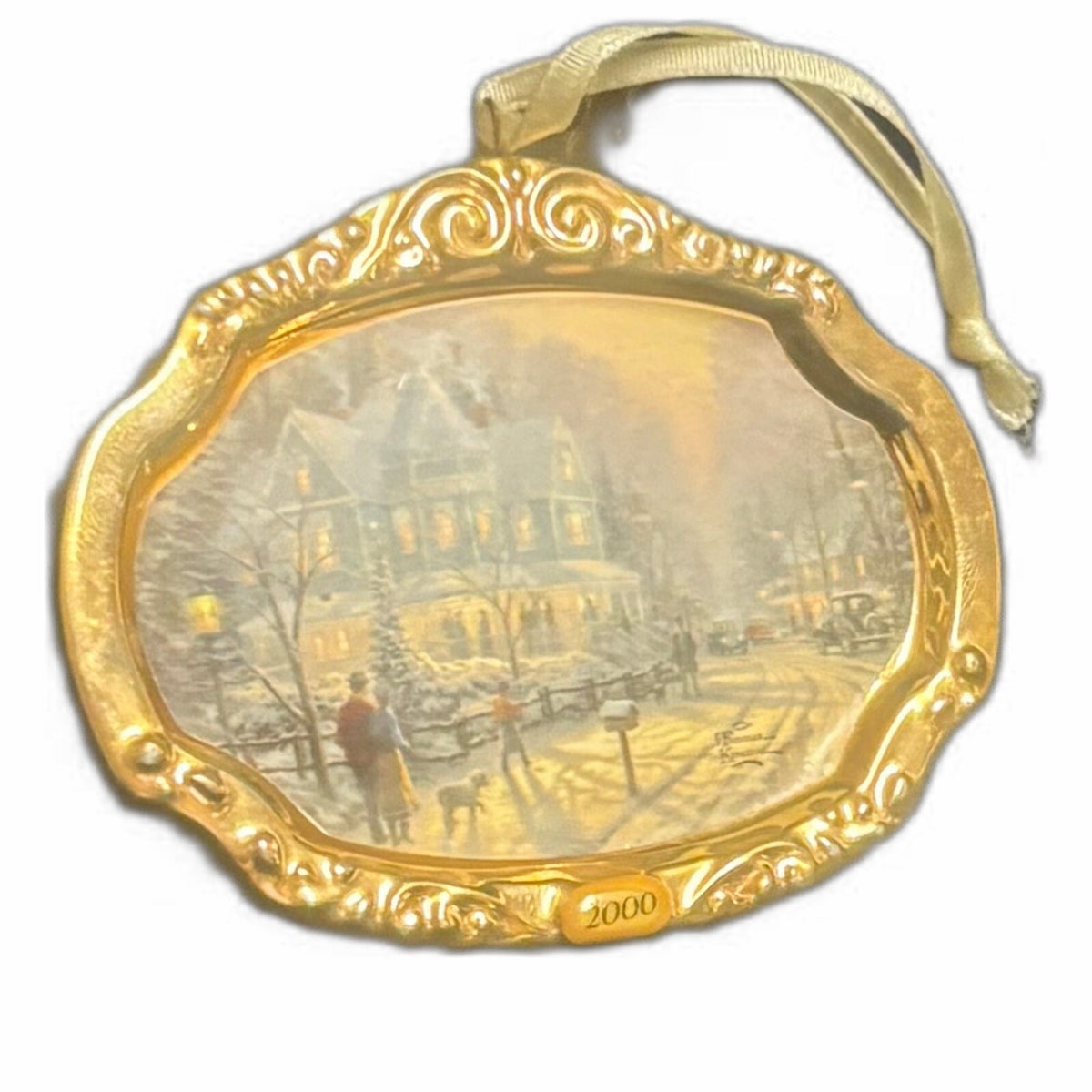 Thomas Kinkade A Holiday Gathering Hallmark Keepsake 2000 Painter of Light