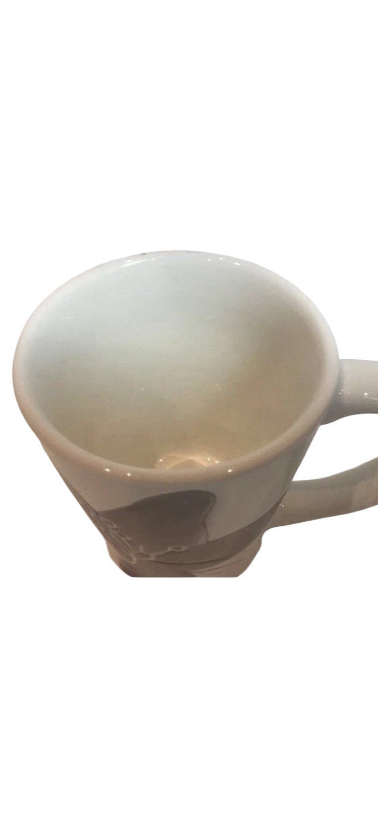 Laurie Gates Anna Plum Floral Ceramic Coffee Mugs Set of 4 Cups