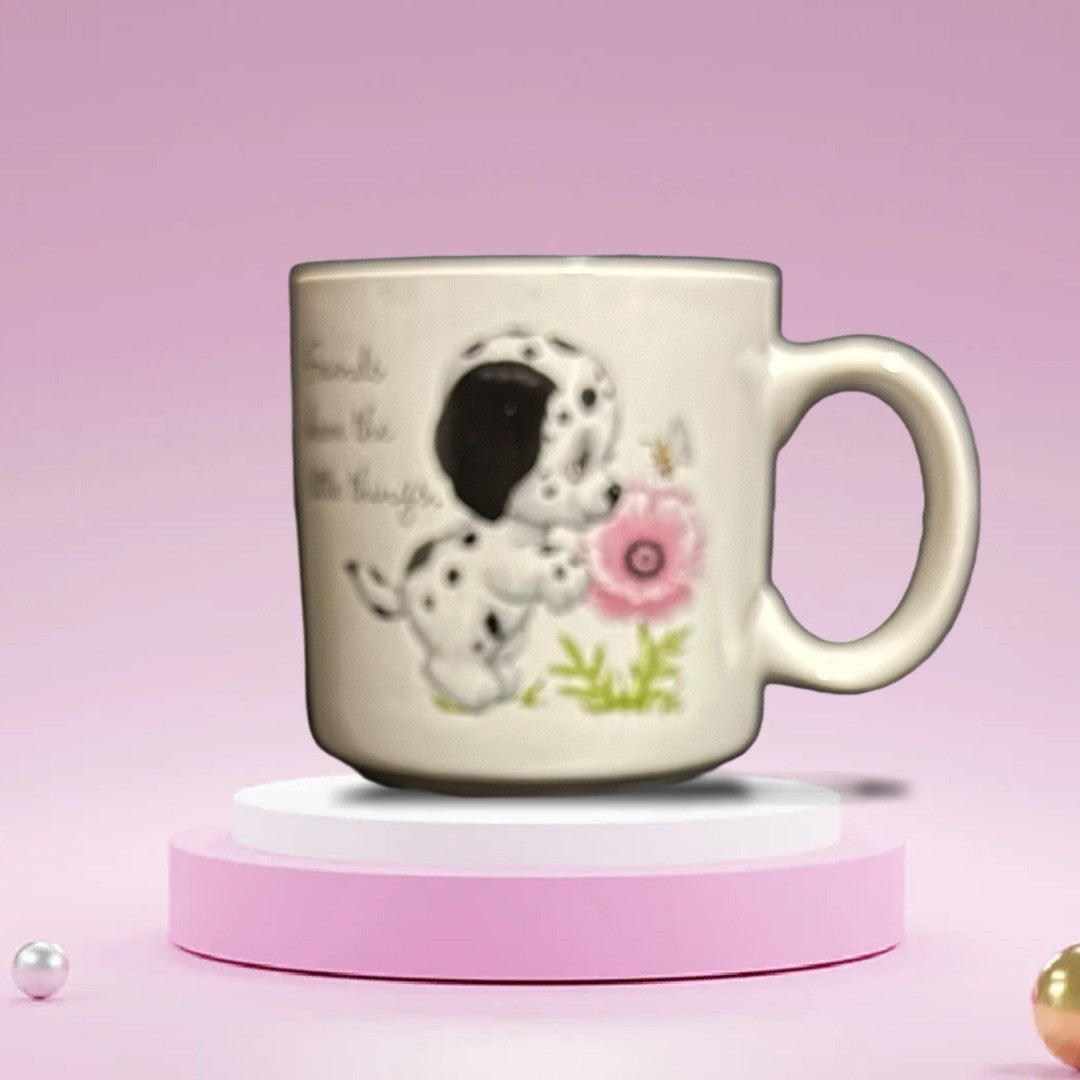 Friends Share The Little Things Puppy Mug 8 oz by Bill & Judy Morehead-Cute Gift