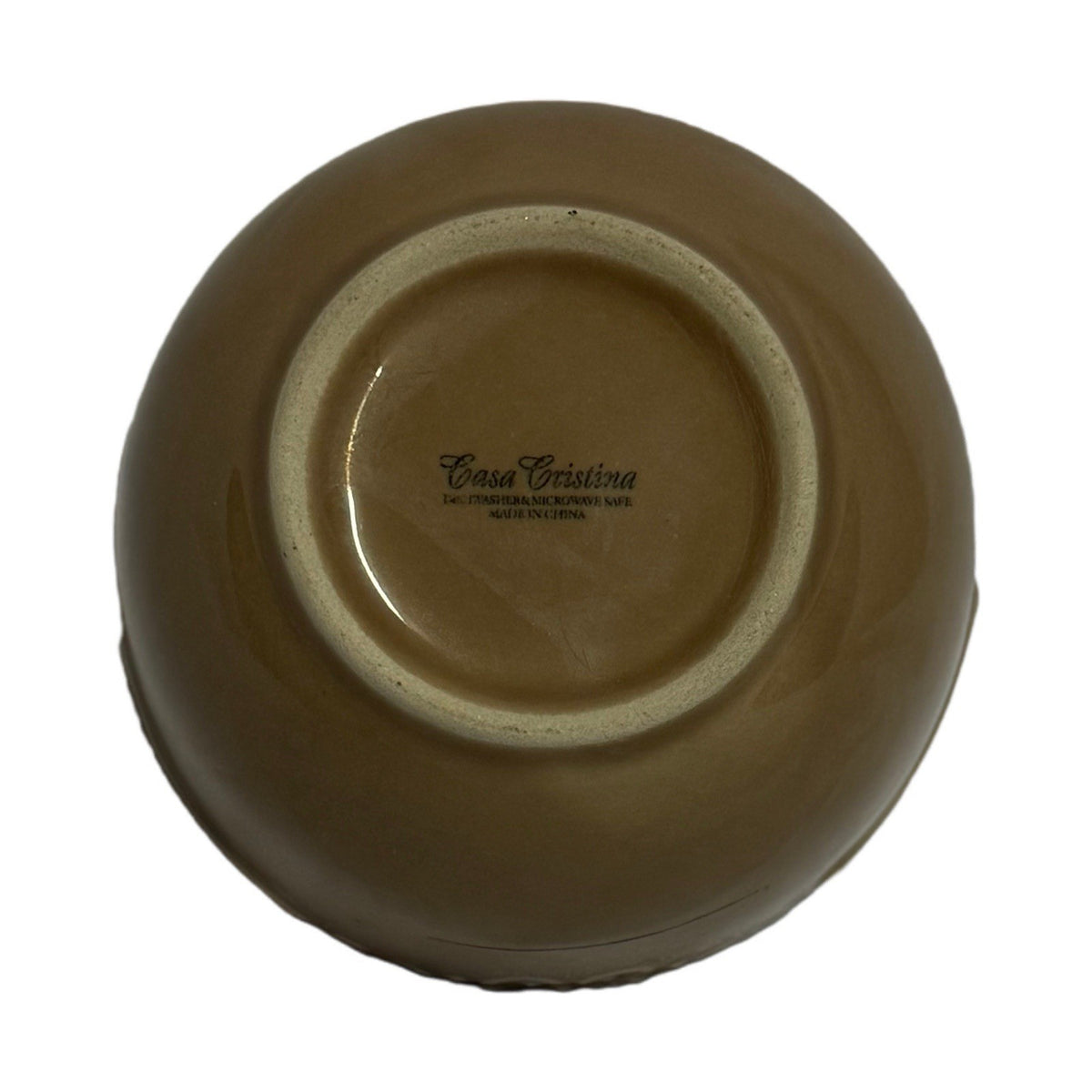 Casa Cristina Taupe Scalloped Bowls Set of 7 – 4.5”W x 3.5”H Stoneware Rustic