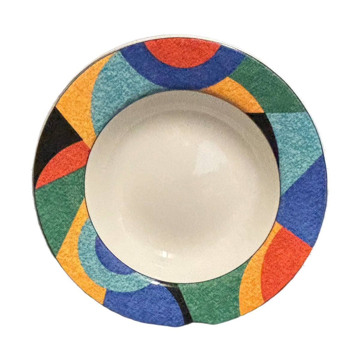 Victoria & Beale 4-Rim Soup Bowls Casual ACCENTS 9019 Porcelain Pasta Dish