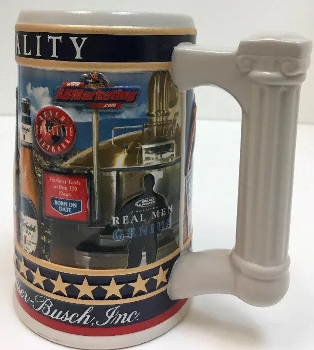 2007 Hand Crafted Stein For Anheuser Busch State ConventionBusch Family Series