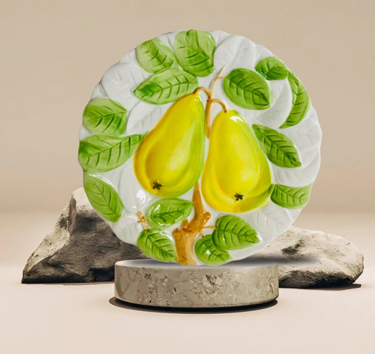 Stafford FRUIT DU JOUR Salad Plate Hand-Painted 1987 Dessert Collection 8 1/8"D