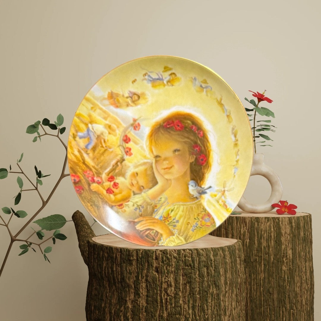 Vintage Juan Ferrandiz Plate SUMMER'S GOLDEN HARVEST Collector 1982 Schmid #1406