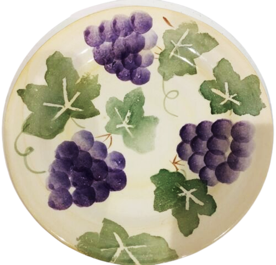 Culinary Arts Studio Set of 4 Salad Plates Hand Painted Collection Oven
