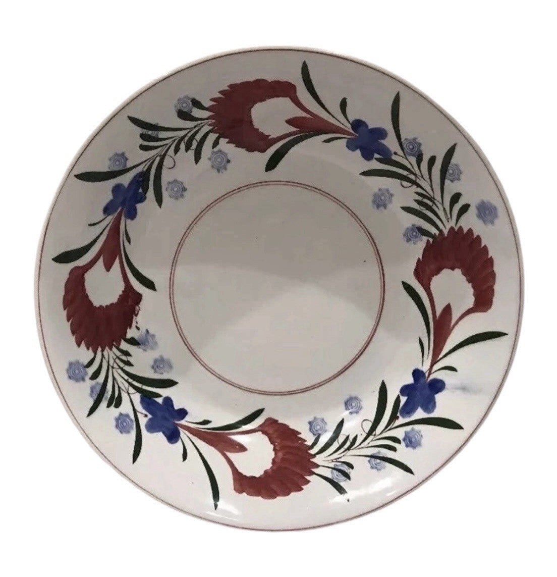 Vintage Ideal Ironstone China IDE Bros Japan Floral Serving Bowl 14 5/8”D