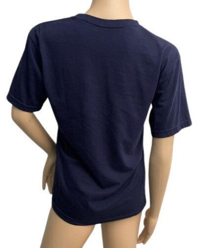 The Beatles T-Shirt By Amaya Blue white Crew Neck Short Sleeves