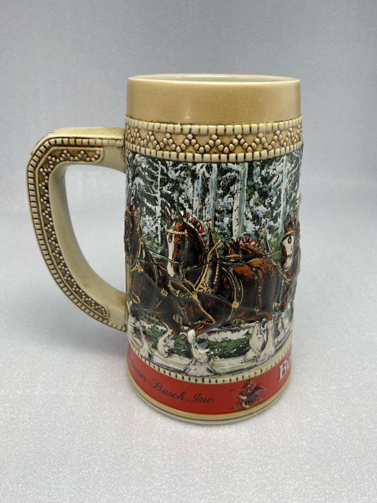 Anheuser Busch Budweiser Mug Collection Stein Budweiser Collectible Drinkware 