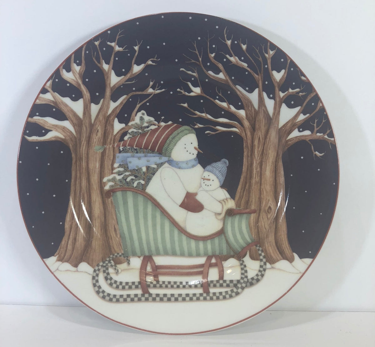 Debbie Mumm Winter Wonders Salad/Dessert Plate Zak Designs Dinnerware Collection