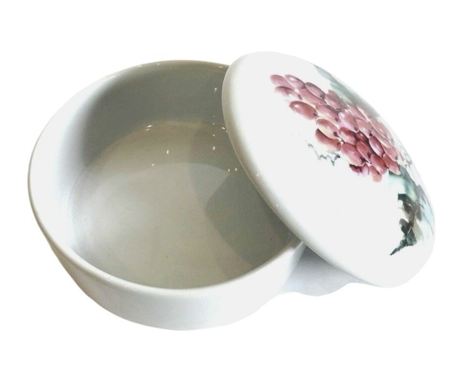 "GOURMET VILLAGE"  Wine Country Ceramic Brie Baker Cheese Dish with Lid 5" D