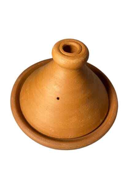 Handmade Moroccan Tagine Pot 8.5/8” – Unglazed Red Clay Terracotta Cookware