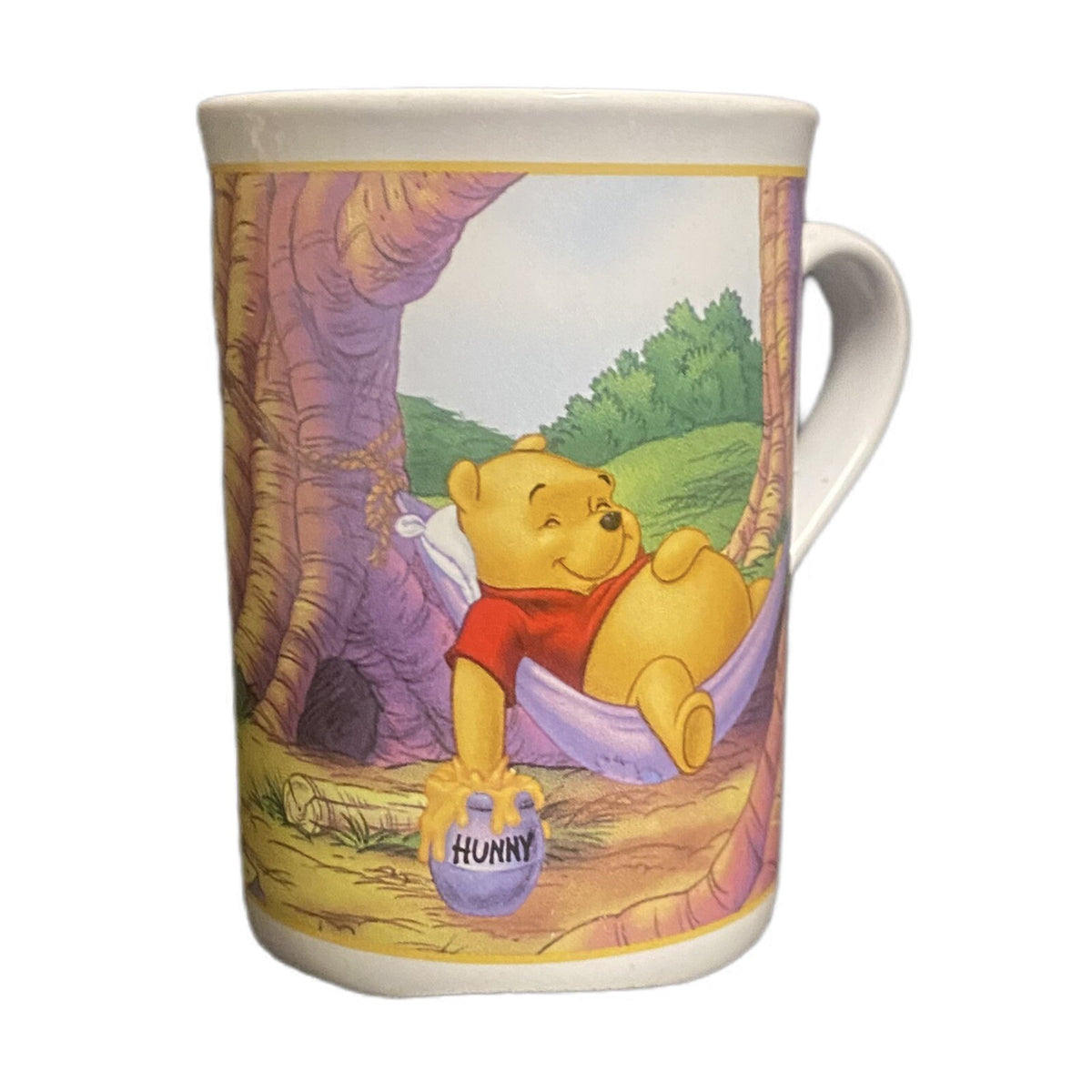 Disney Mug WINNIE THE POOH Pooh's Thotful Spot Houston Harvest Coffee Tea Cup