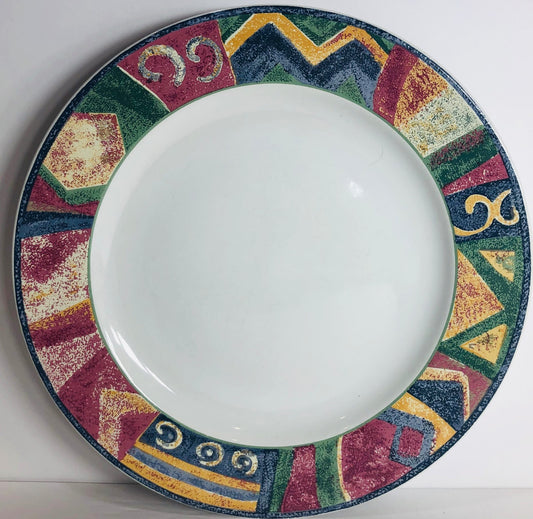 "MESA" by FURIO Contemporary Casuals Dinnerware Collection Geometric Border