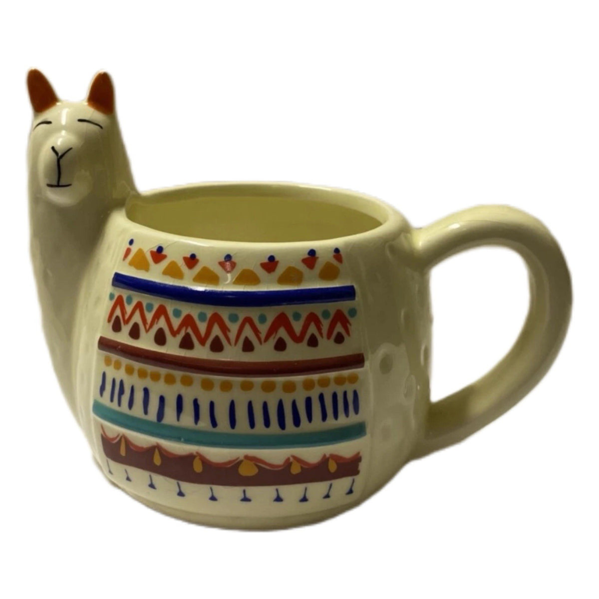Modern Gourmet Foods Llama Alpaca 3D Ceramic Coffee Mug Cup 16oz