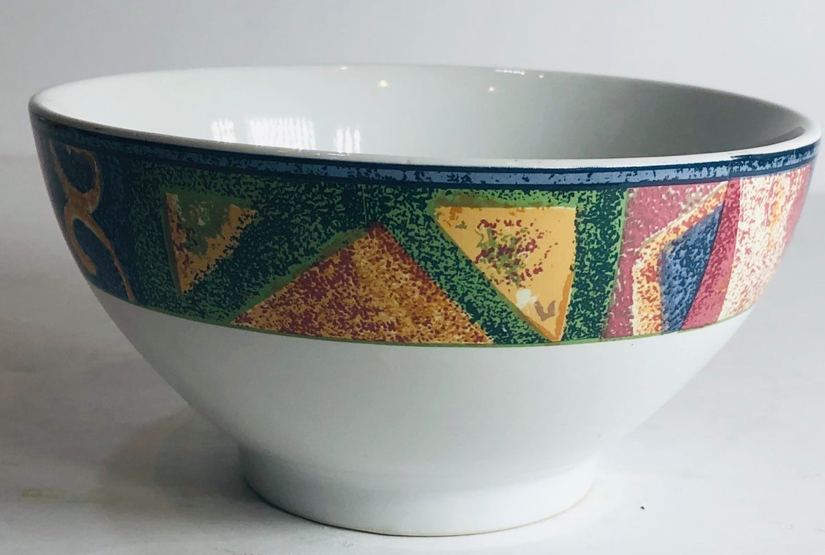 "MESA" by FURIO Contemporary Casuals Dinnerware Collection Geometric Border