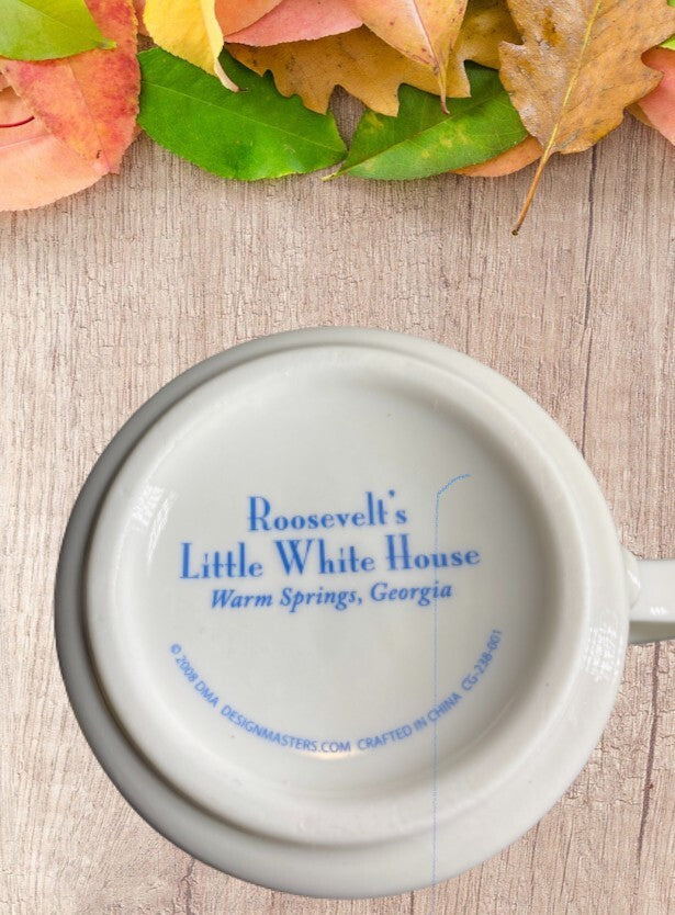 Roosevelt's LITTLE WHITE HOUSE 2008 Porcelain Coffee Mug Design Masters Tea Cup