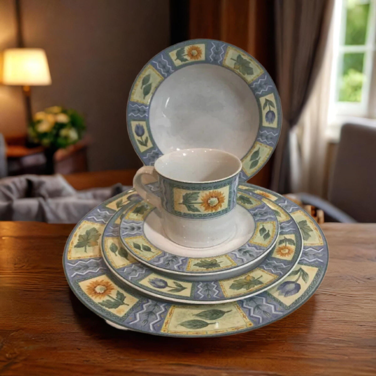 Studio Nova SPRING PARADE 5 Piece Place Setting For 1 HG 270 Oven To Table