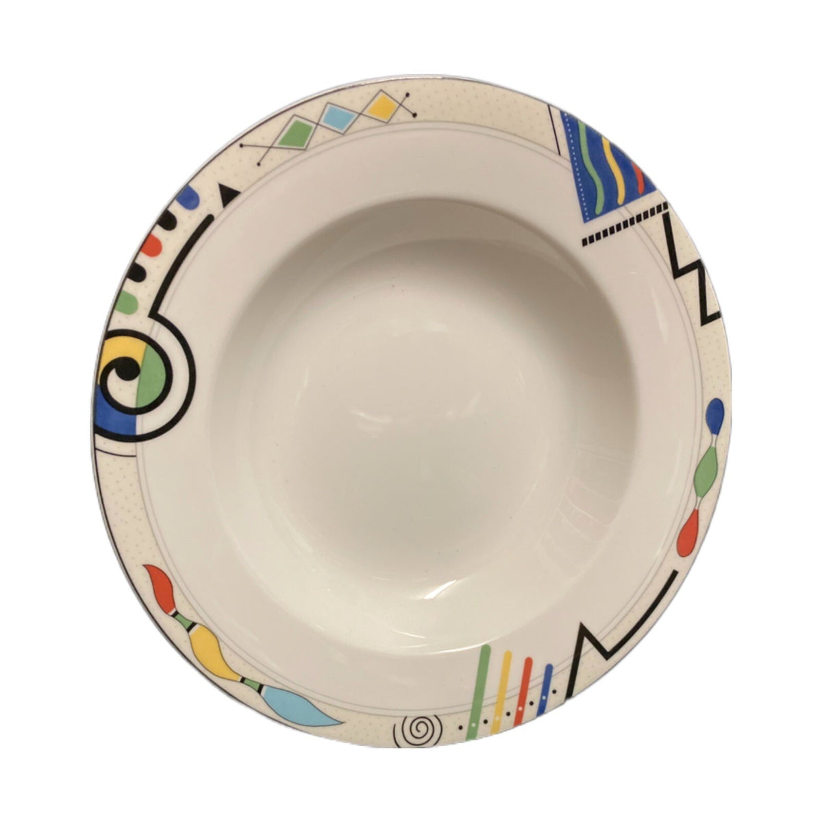 Mikasa HEADLINE 4 Rim Soup Bowls Ultimata + Super Strong Fine China HK 232