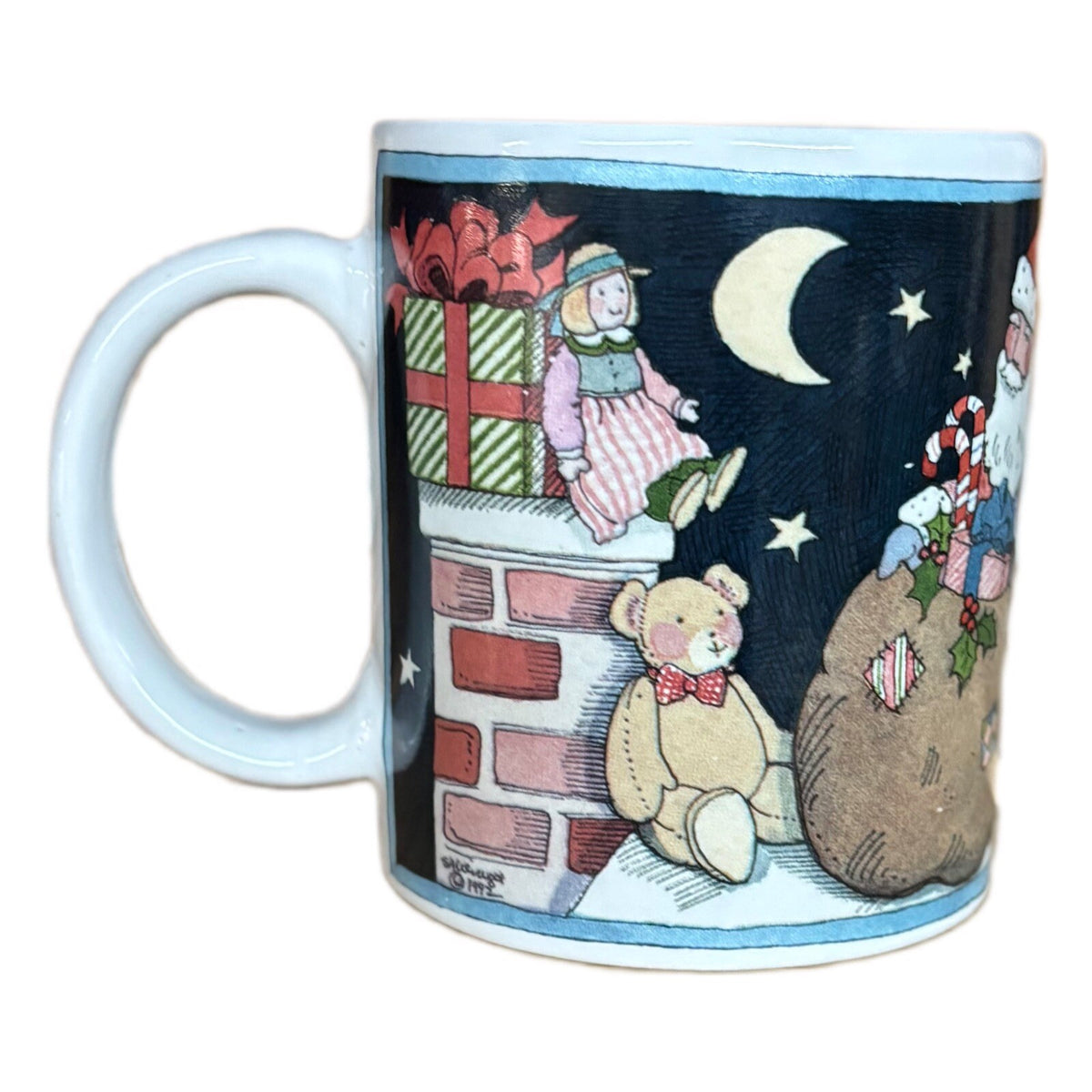 Vintage Susan Winget 2-Mugs Christmas Certified Int’l Ceramic Coffee Tea Cups