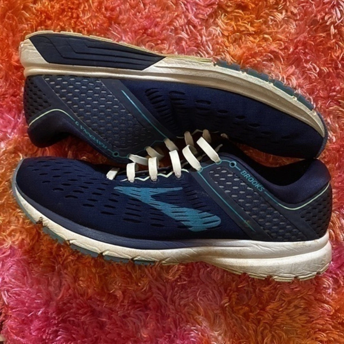 Ravenna Brooks Women Blue Sz. 11 Running Athletic Sneakers Classic 1202691D452