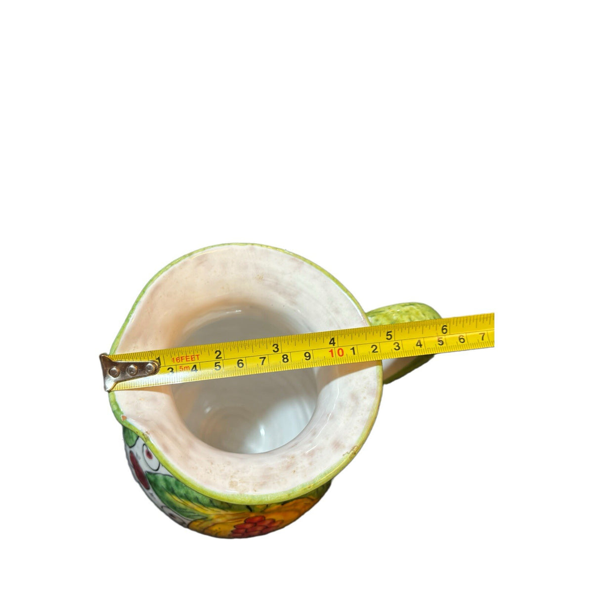 Hand painted Pitcher Dipinto A Mano Ceramic Water Juice Lemonade Cocktail Jug