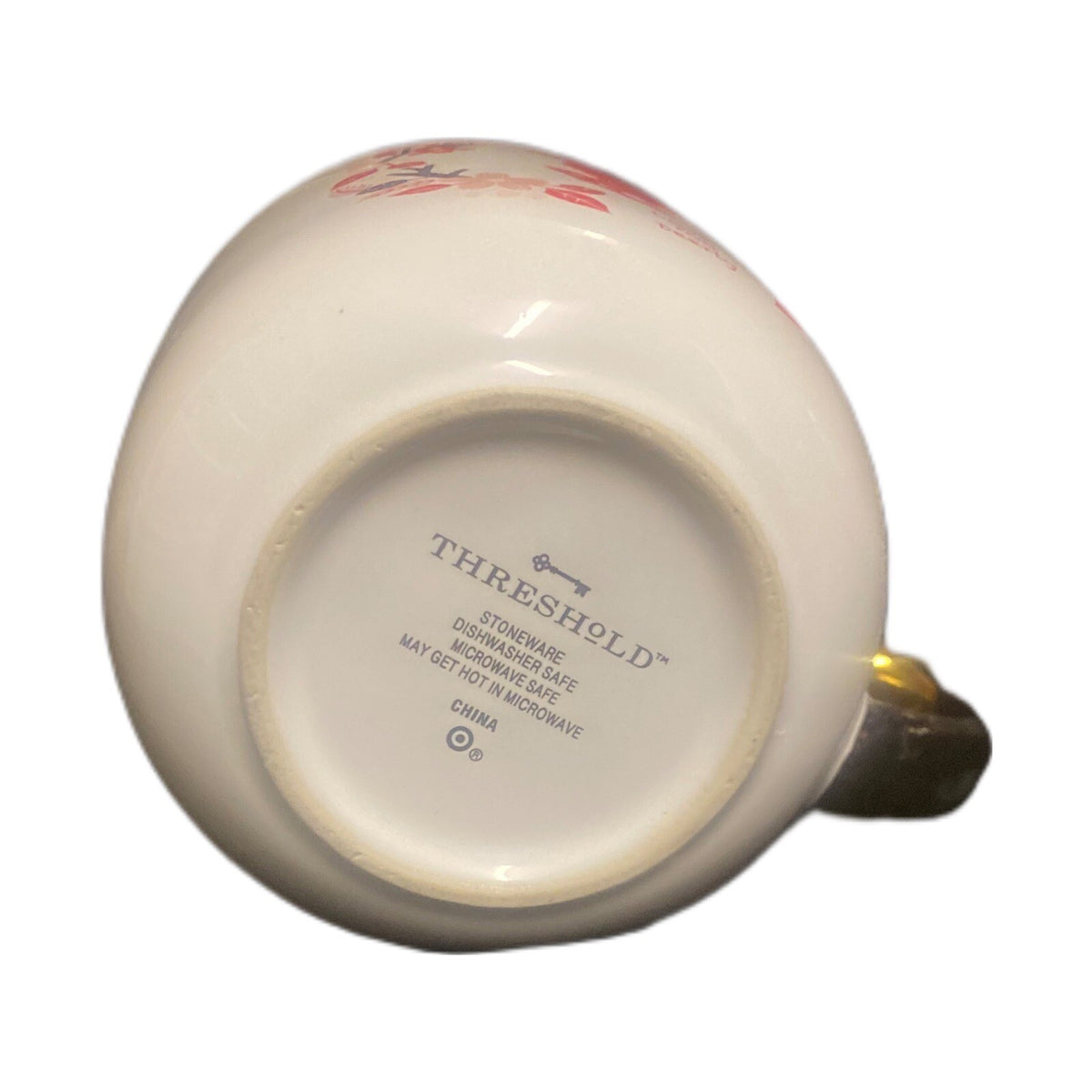 Threshold Mug I LOVE YOU DEERLY Stoneware Coffee Deer Red White Holiday Cup