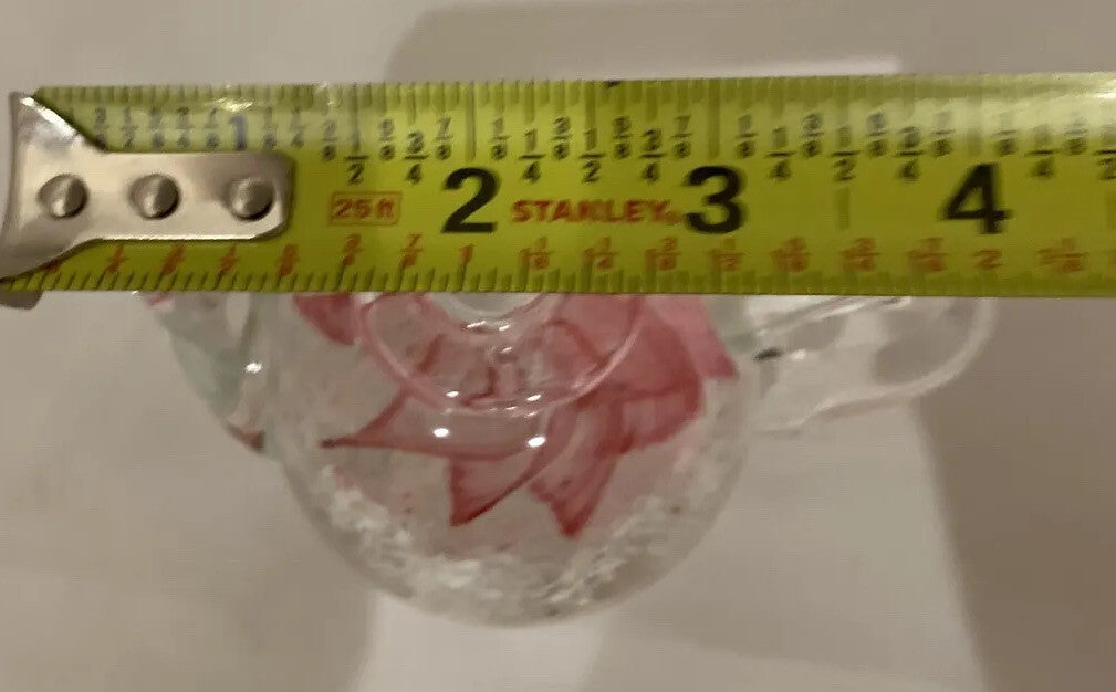 Vintage Dynasty Gallery Heirloom Collectible Paperweight Teapot Blown Art Glass