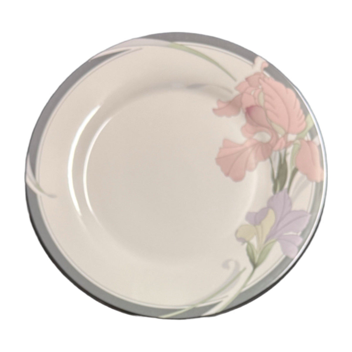 Noritake Café du Soir New Decade Dinner Plates Set of 6 Floral Japan 10.5”D