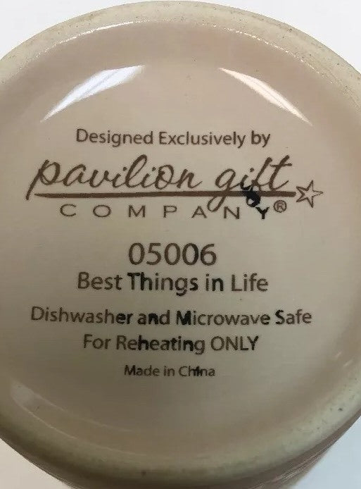Pavilion Mug Gift Company Latte 18oz.  05006 Best Things in Life are the people