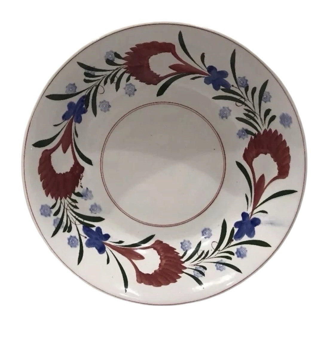 Vintage Ideal Ironstone China IDE Bros Japan Floral Serving Bowl 14 5/8”D