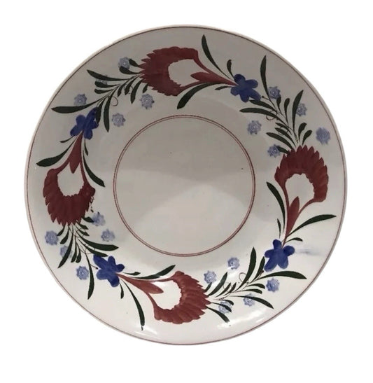 Vintage Ideal Ironstone China IDE Bros Japan Floral Serving Bowl 14 5/8”D