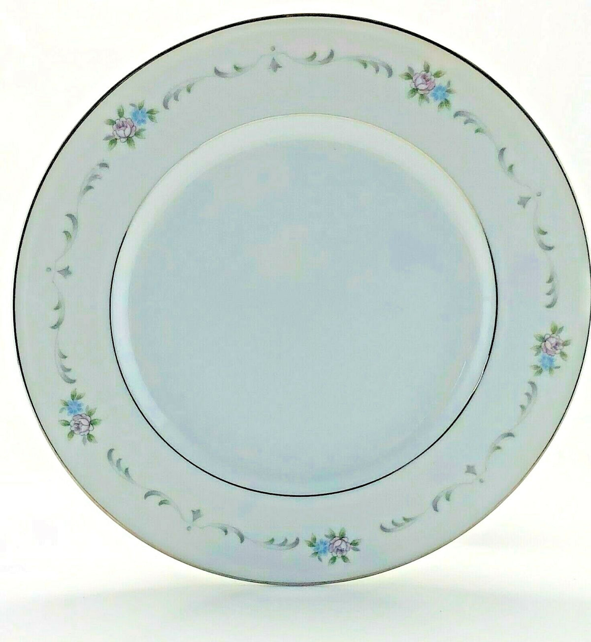 Wyndham VALENCIA Fine China Japan 364 Floral Silver Trim Dinnerware Collection