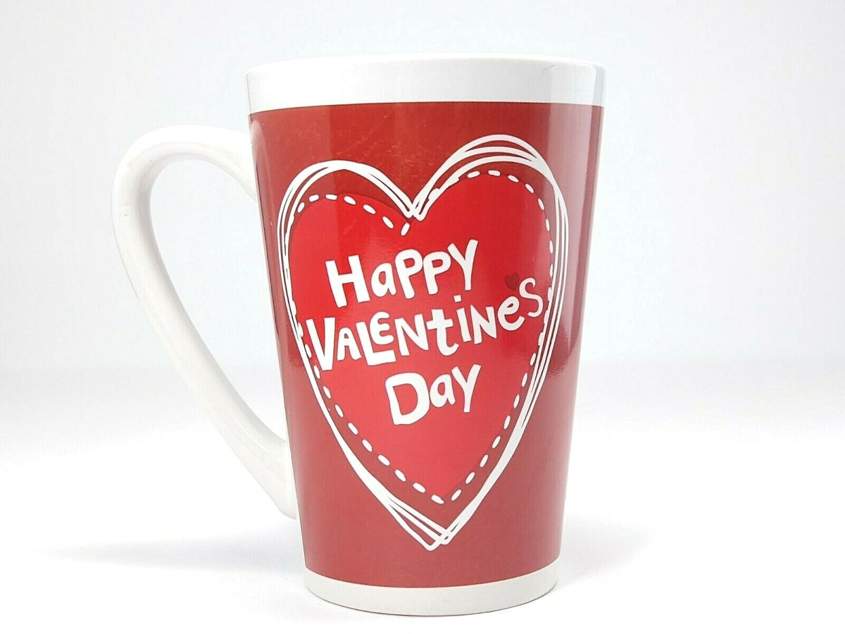 MTY INTERNATIONAL Ceramic Coffee Mug Collection  ( Love, Hearts) Valentine's Cup