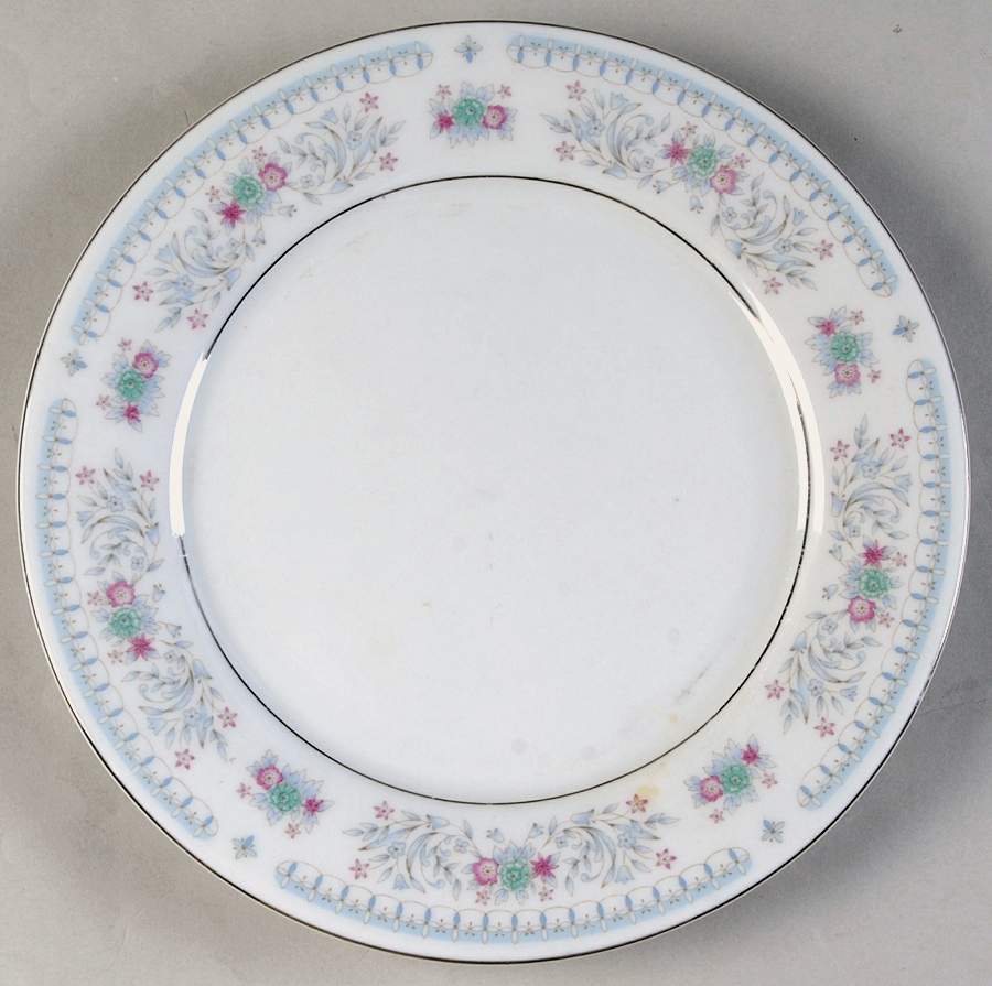 Crown Ming HARMONY Jian Shiang  Fine China Yellow Blue Purple Floral Dinnerware