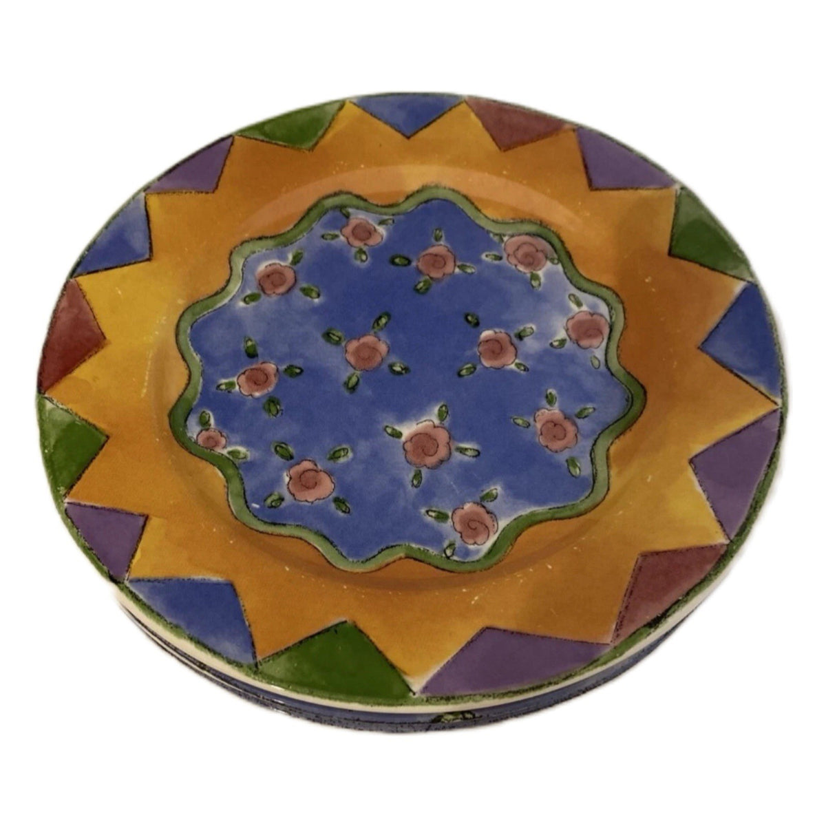 Sango Sweet Shoppe Sue Zipkin Set Of 4 Assorted Designs Salad Dessert Plates 8"D