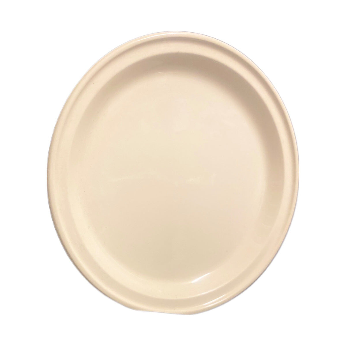 3-Dinner Plates Cream Unbranded Similar To LAUFFER Brand Dinnerware