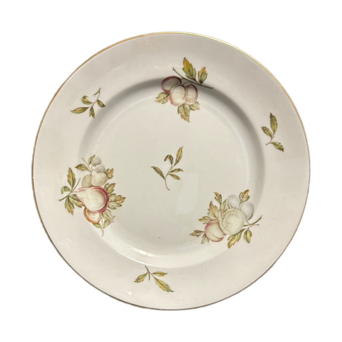 SPODE BLENHEIM 5-Salad Plates Fruit Gold Trim Dessert Appetizer Bone China