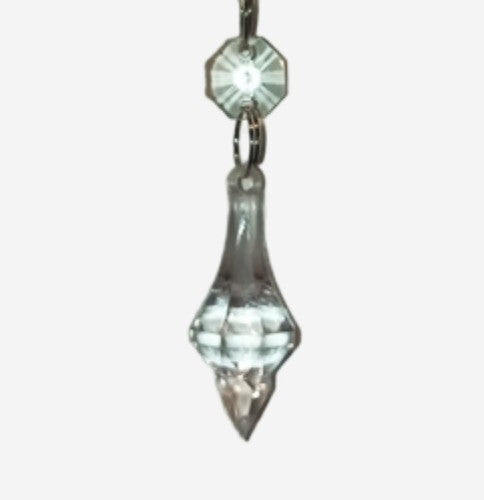 Snowflake Ornament Tree Window Winter Indoor Hanging Clear Acrylic Accessories