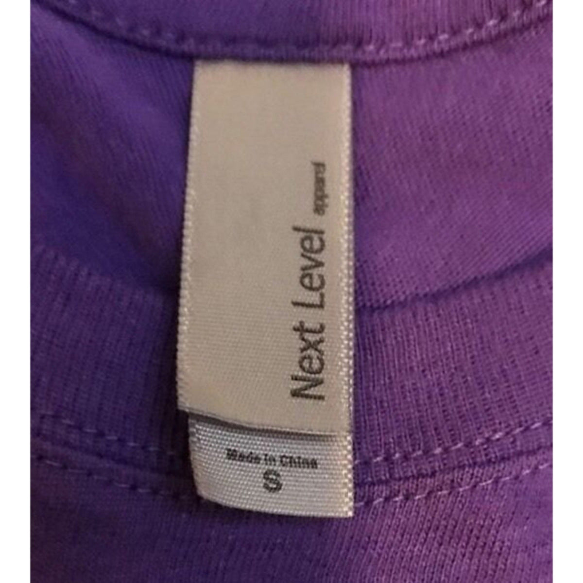 Next Level Apparel Give Me Some Sugar S. Women's Purple T-Shirt Top Short Sleeve